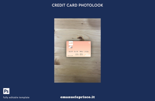 modello di foto della carta visto Kazakistan First Heartland Jýsan Bank in stile